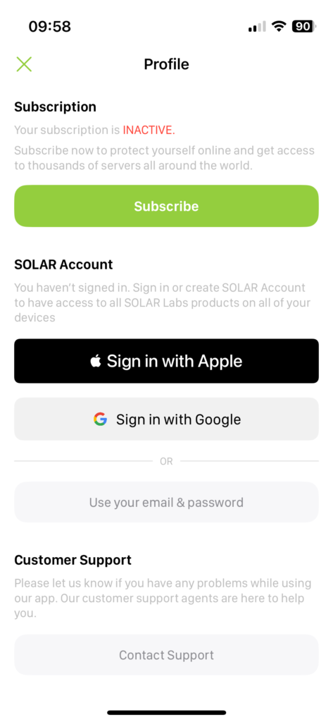 solar subscription
